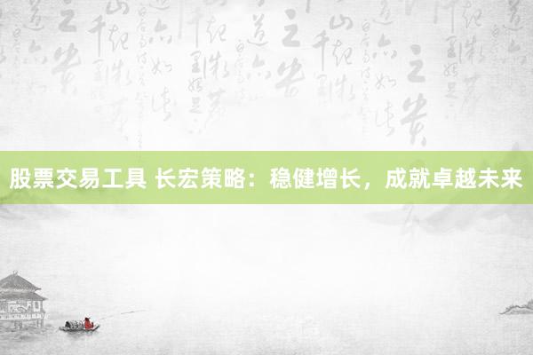 股票交易工具 长宏策略：稳健增长，成就卓越未来