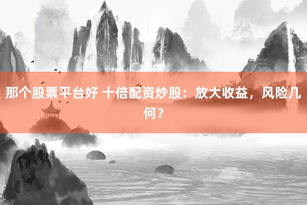 那个股票平台好 十倍配资炒股：放大收益，风险几何？